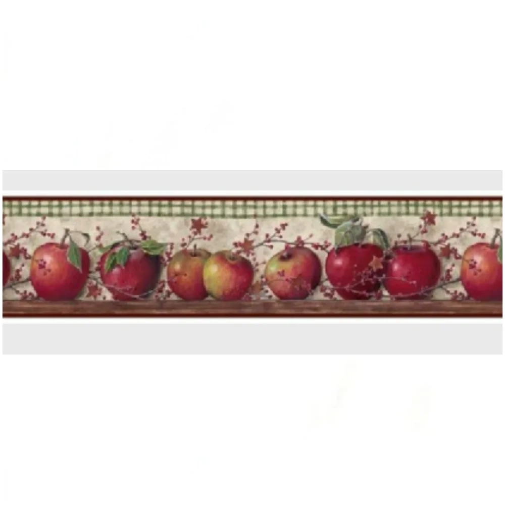 Wallpaper Border Just Apples Country